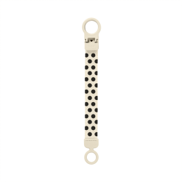 BIBS loop traka za dudu Polka – Ivory/Black