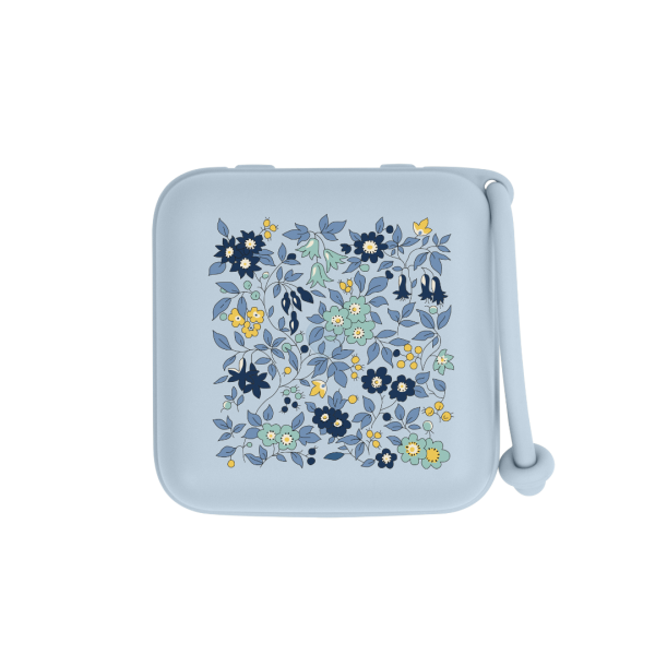 BIBS x Liberty kutija za dudu Chamomile Lawn - Baby Blue