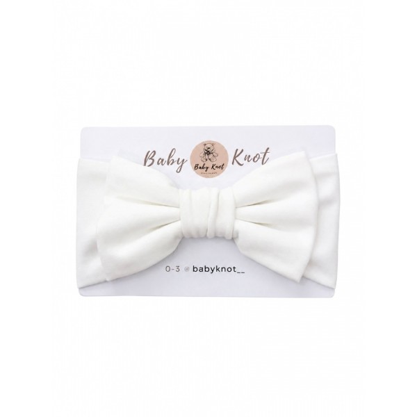 BabyKnot Trakica za kosu Bijela 