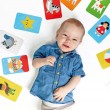  Banana Panda Kartice za bebe 6+ mj visokog kontrasta na konopcu – slika 2