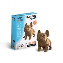 Cartonic 3D Puzzle - Bulldog psić