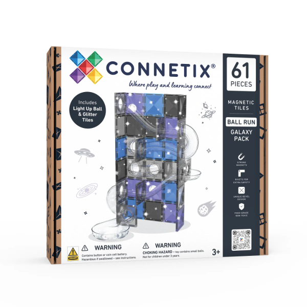 Connetix Ball Run Galaxy Pack 61 kom Connetix Ball Run Galaxy Pack 61 kom