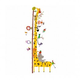 Zidne naljepnice za mjerenje visine Žirafa