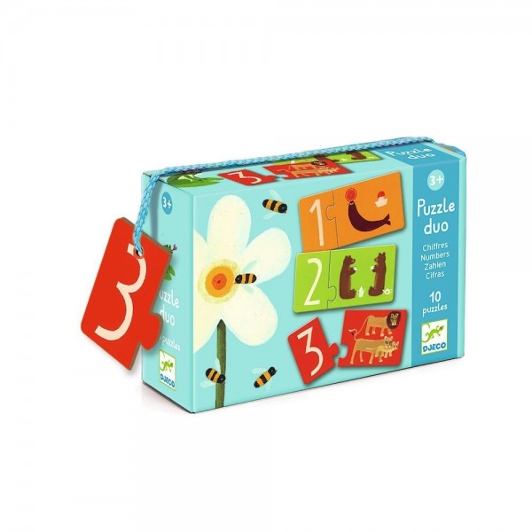 Djeco Puzzle duo - brojevi
