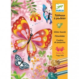 Djeco kreativni set s glitterom - Leptiri