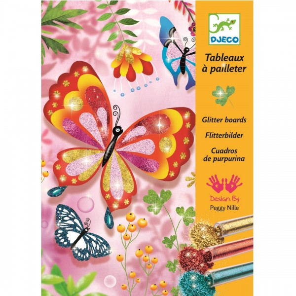 Djeco kreativni set s glitterom - Leptiri