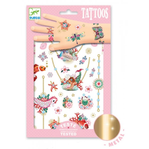 Tattoo naljepnice - Nakit metalik