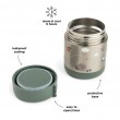 Termo posuda za hranu - Tiny trails Green (300 ml) – slika 2