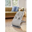 Ergobaby Evolve ležaljka 3u1 mrežasta – Light Grey – slika 4