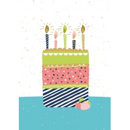 Čestitka s kuvertom Rođendanska torta