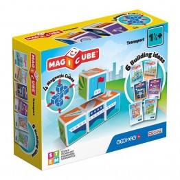 Geomag Magicube magnetne kocke s karticama Transport 7 komada