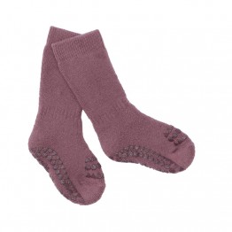 Protuklizne čarape - pamuk - Misty Plum Protuklizne čarape - pamuk - Misty Plum