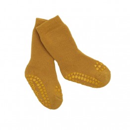 Protuklizne čarape - pamuk - Mustard