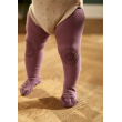 Pamučne hulahopke sa zaštitom za puzanje- Misty Plum – slika 2