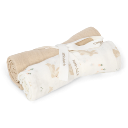 Little Dutch Komplet 2 pamučne pelene Baby Bunny