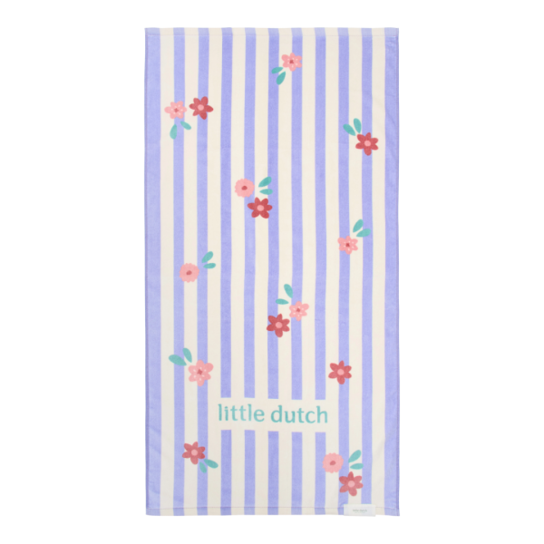 Little Dutch Ručnik za plažu Dreamy Purple Stripe