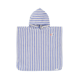 Little Dutch Pončo za plažu Dreamy Purple Stripe