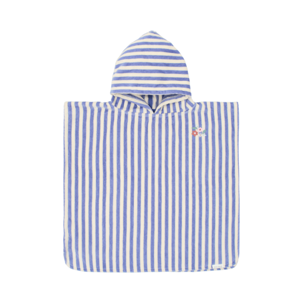 Little Dutch Pončo za plažu Dreamy Purple Stripe