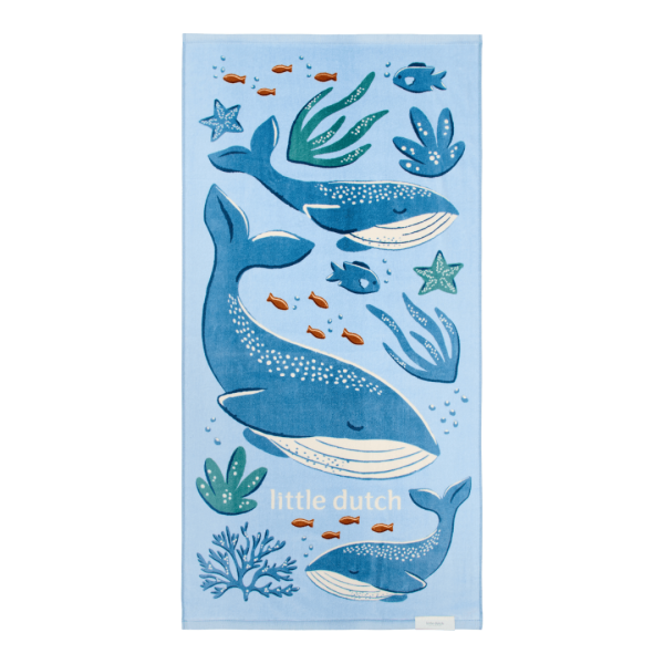 Little Dutch Ručnik za plažu Ocean World Blue Little Dutch Ručnik za plažu Ocean World Blue