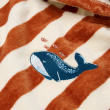 Little Dutch Pončo za plažu Ocean World Brown Stripe – slika 3
