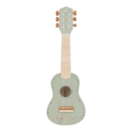 Little Dutch Dječja drvena gitara Safari Friends Green