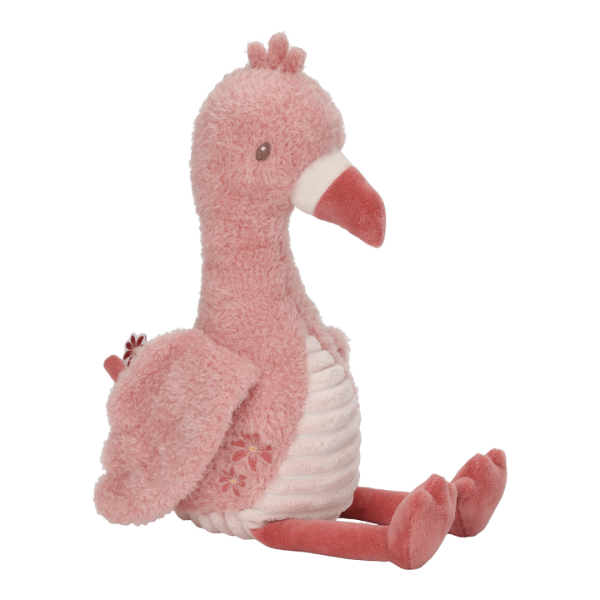 Little Dutch Plišana igračka Flamingo 35cm Safari Friends