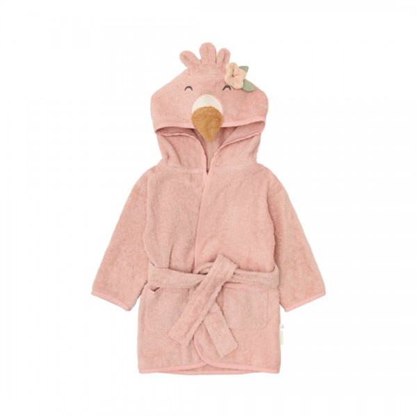 Little Dutch Dječji ogrtač za kupanje Flamingo