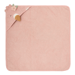 Little Dutch Ručnik s kapuljačom Flamingo 75x75cm – slika 1