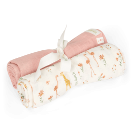 Little Dutch Komplet 2 pamučne pelene Blooming Safari