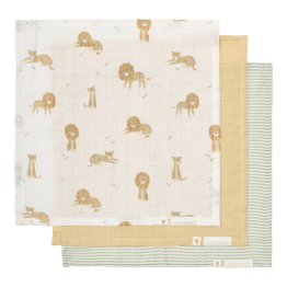 Little Dutch Set krpica za lice Safari Leo