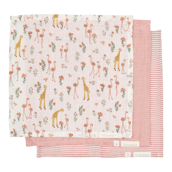 Little Dutch Set krpica za lice Blooming Safari