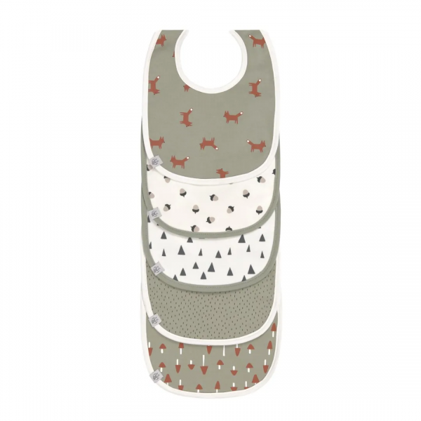 Lässig Set Podbradnika 5 kom Little Forest Lisica