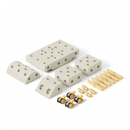 MODU Dreamer set Sand Grey/Honey Yellow