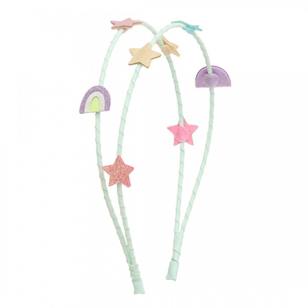 Dupli rajf za kosu - Duga i zvjezdice