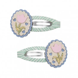 Dječje špangice - Vintage tulipani