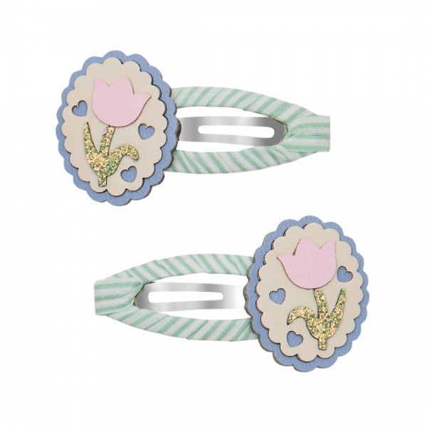 Dječje špangice - Vintage tulipani