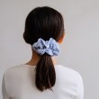 Dječje gumice za kosu scrunchie - Plave prugice – slika 1