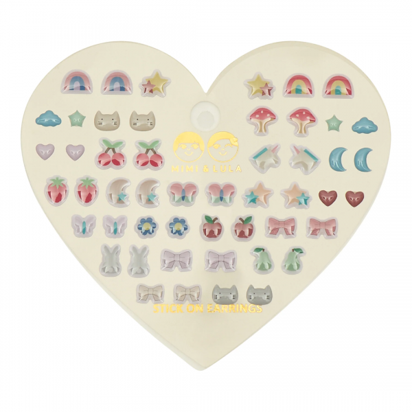 Samoljepljive naušnice - Srce