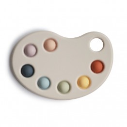 Mushie igračka za pucketanje Paint Palette – Multi