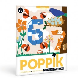 POPPIK poster s naljepnicama panorama BROJEVI