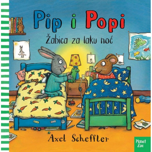 Pip i Popi: Žabica za laku noć (22 x 22 cm)