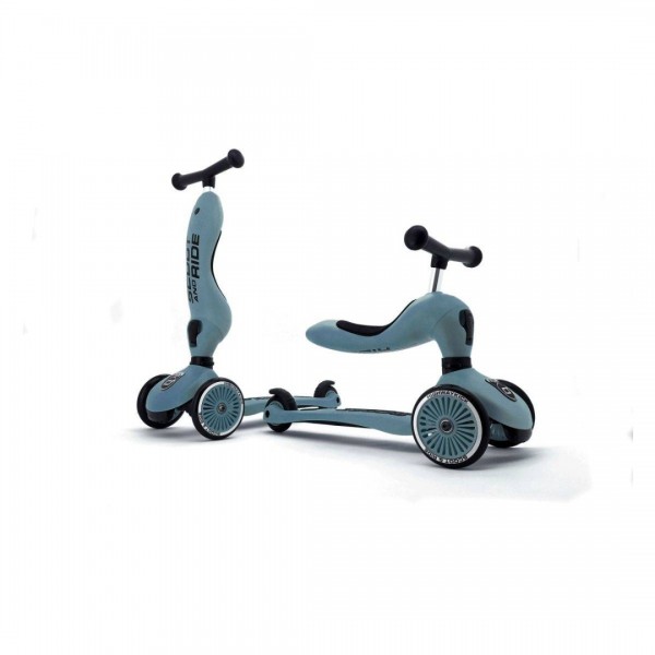 Scoot&Ride Dječja guralica i romobil Highwaykick 1 - Steel Scoot&Ride Dječja guralica i romobil Highwaykick 1 - Steel