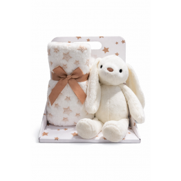 Carlo Baby set dekica i plišana igračka - Zeko 