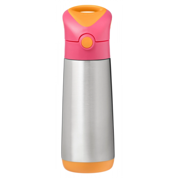 b.box Termo bočica sa slamkom, 500ml – strawberry shake